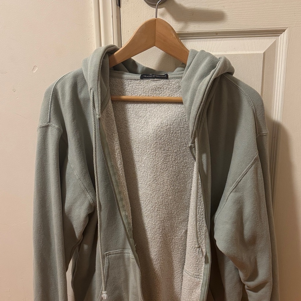 Brandy Melville Zip Up Hoodie